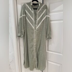 Pomander Place Laurel Green Jolene Dress M